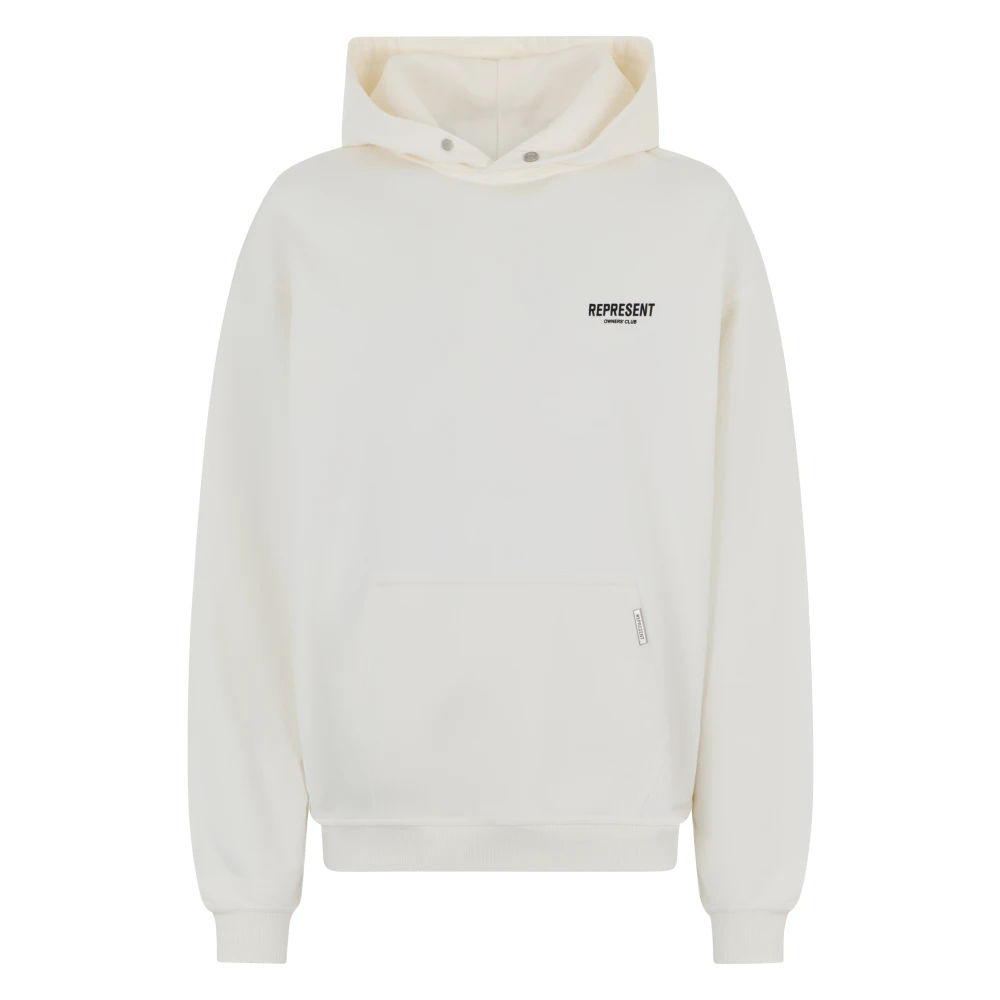 Represent Men's White Hooded Owners Club Sweatshirt - Hoodies - 2XL - Sweatshirts & Hoodies
