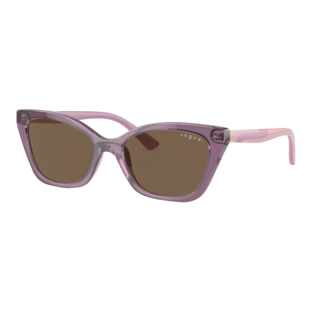 Vogue Women's Fuchsia Cat-Eye Sunglasses In Transparent