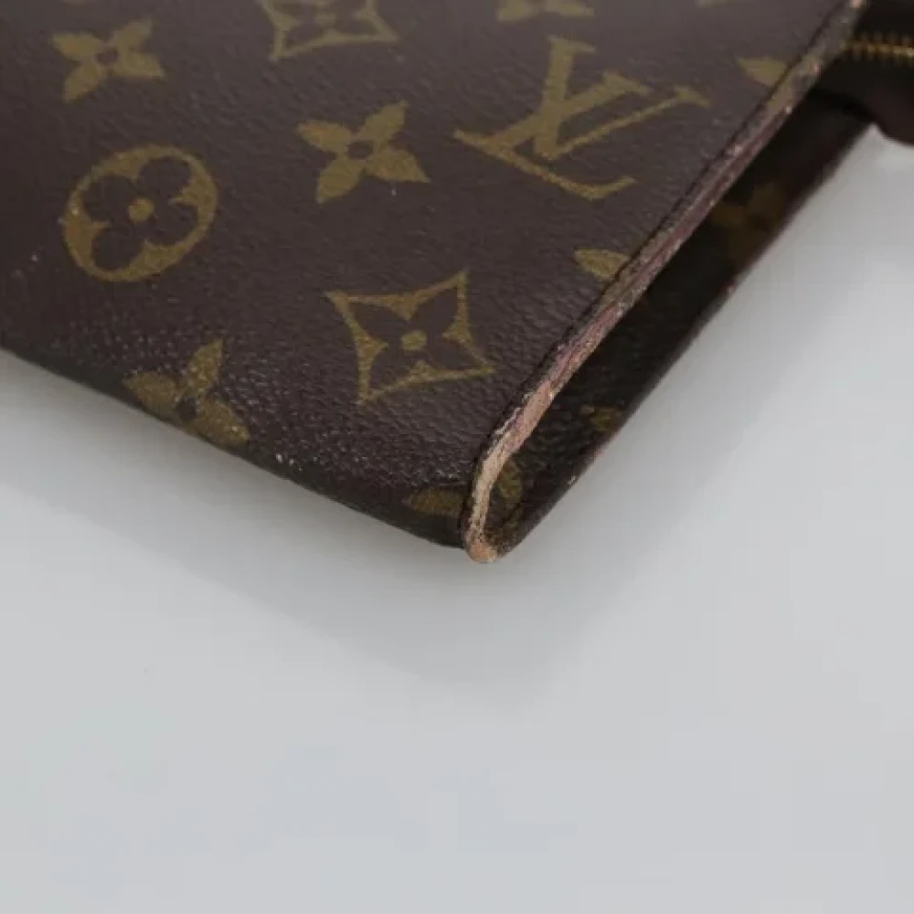 Louis Vuitton Vintage Pre-owned Canvas clutches Brown Dames