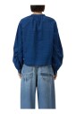 chemise-bleue-a-manches-larges