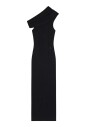 robe-noire-rayee-a-encolure-asymetrique