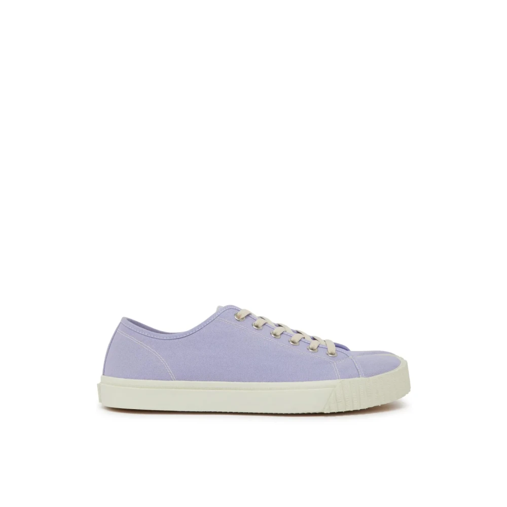 Maison Margiela Paarse Tabi Low-Top Sneakers Heren Schoenen
