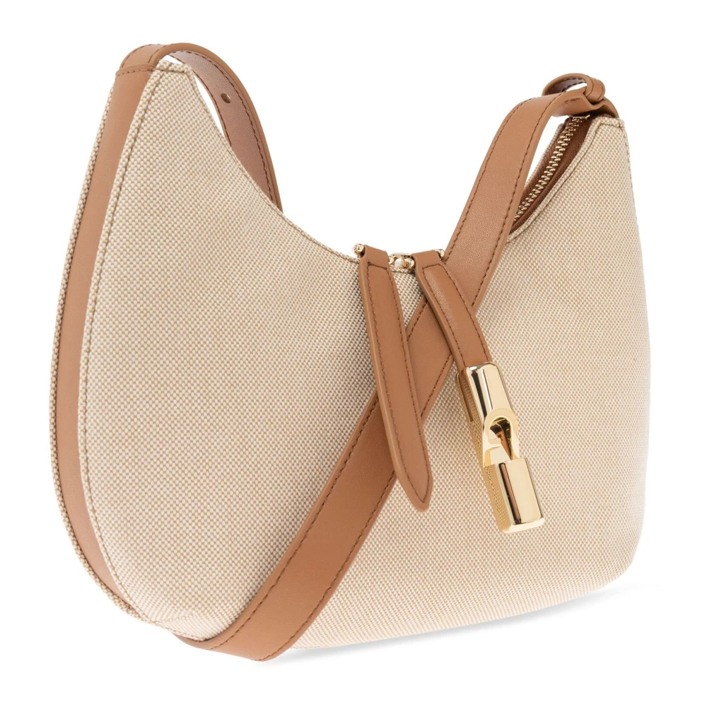 Furla Natuurlijk Brandy Goccia S Handtas Beige Dames