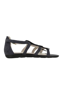 Velour Platta Sandaler