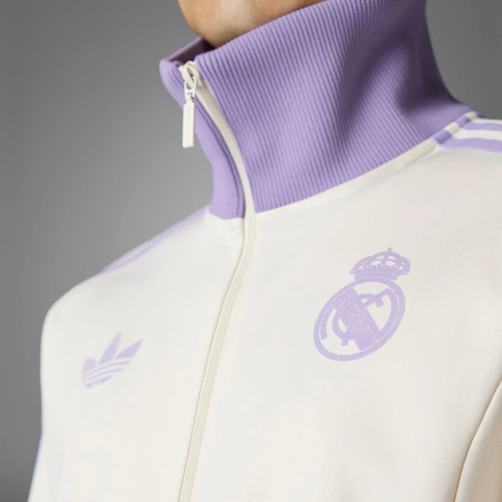 Adidas Real Madrid Beckenbauer Track Top White Heren