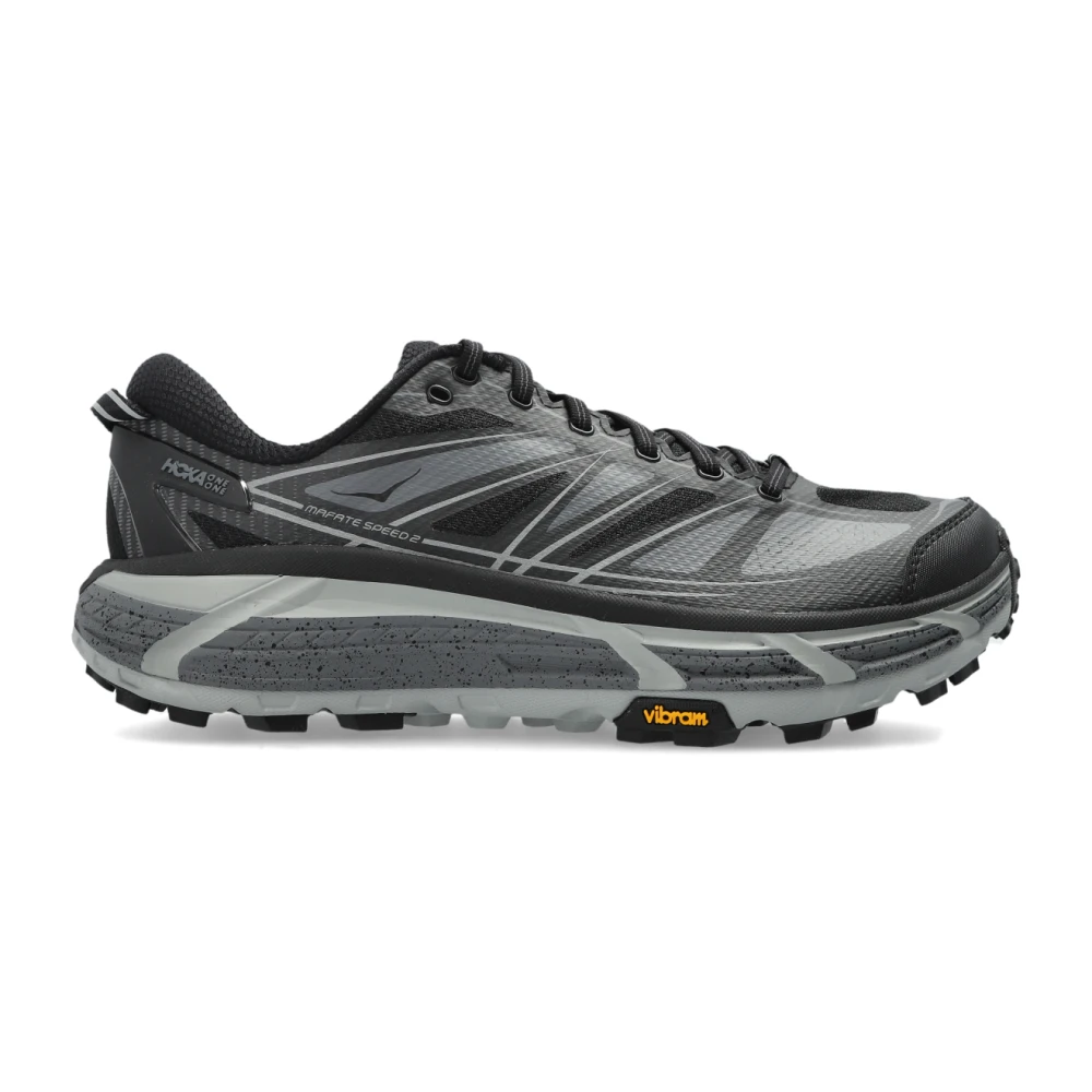 Hoka One One Men's Black Running Shoes, 8 1/2 Uk, Mafate Speed 2