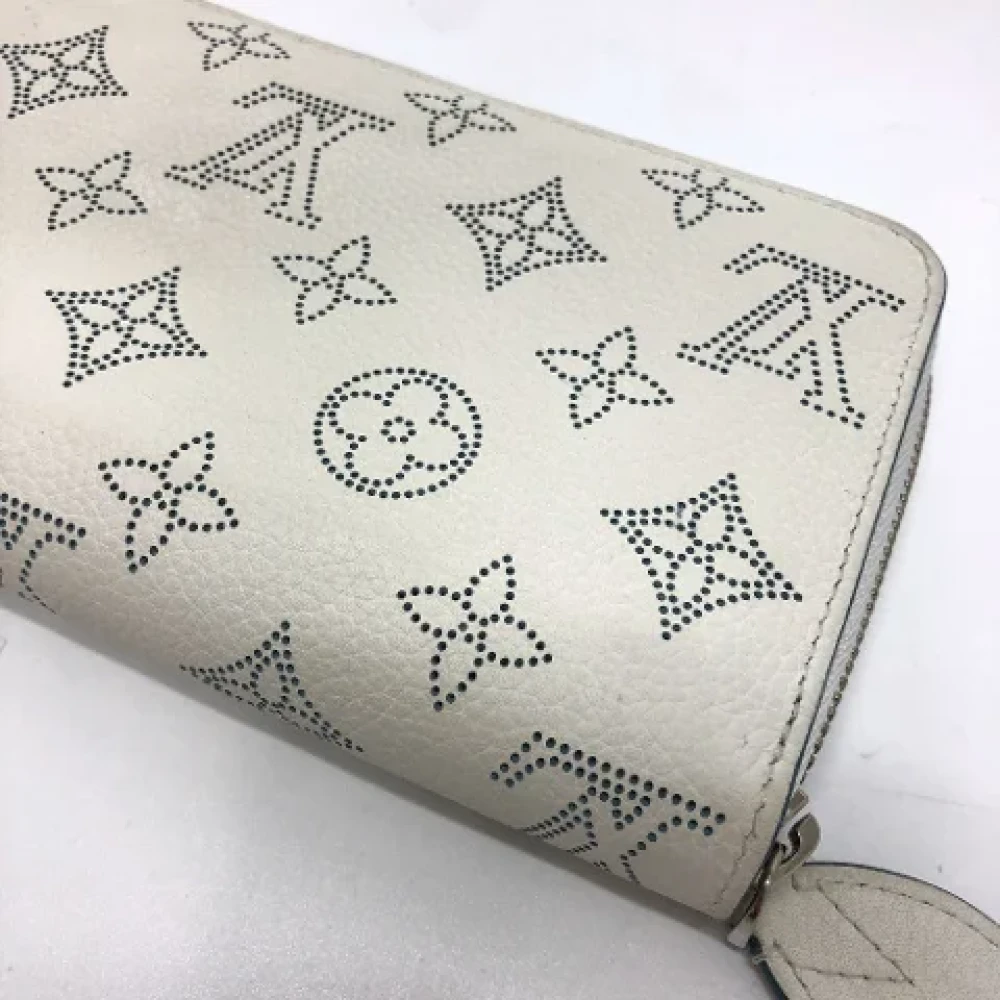 Louis Vuitton Vintage Pre-owned Fabric wallets White Dames