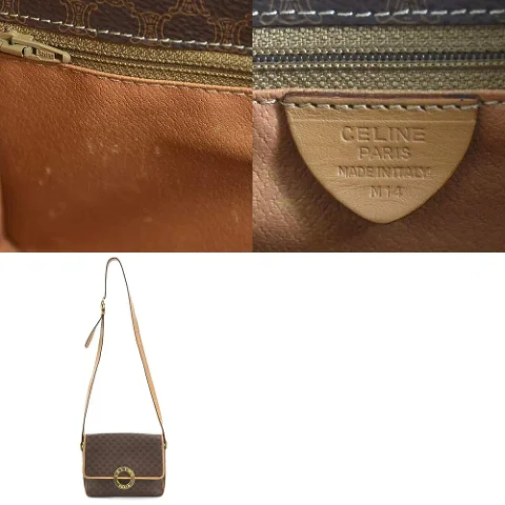Celine Vintage Pre-owned Canvas celine-bags Brown Dames