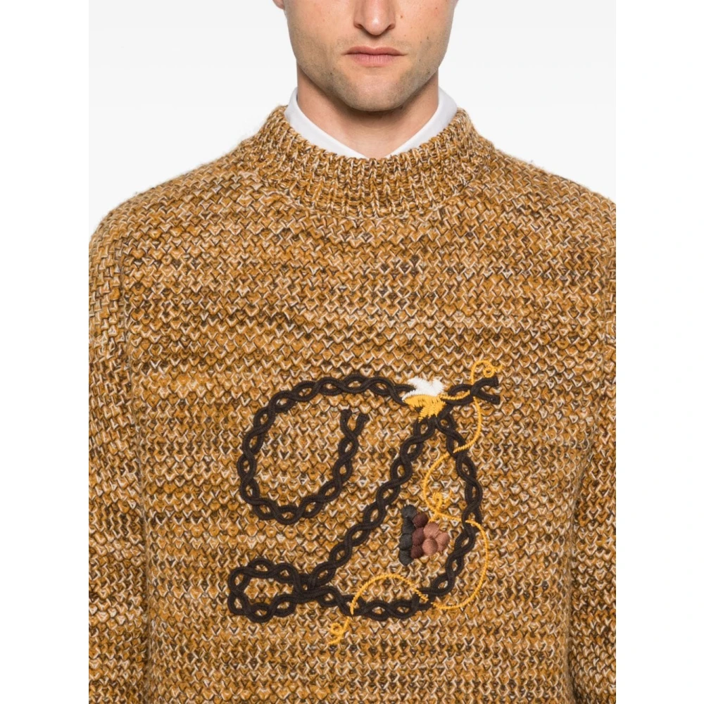 Drole de Monsieur Bruine Sweatshirt Aw24 Stijlvolle Herenkleding Brown Heren