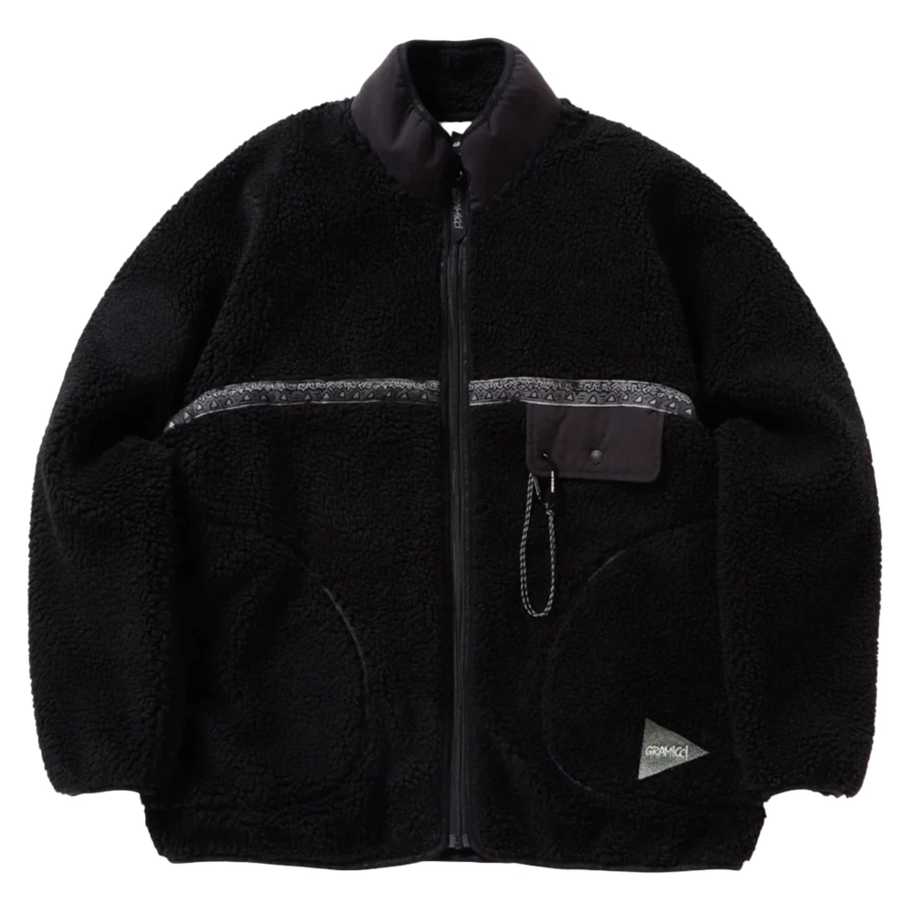 Gramicci Zwarte Fleecejas JQ Taple Black Heren