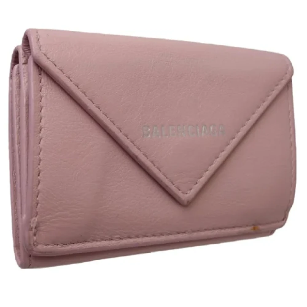 Balenciaga Vintage Pre-owned Leather wallets Pink Dames