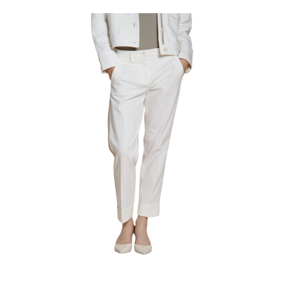 Mason's Beige New York Carrot Trousers