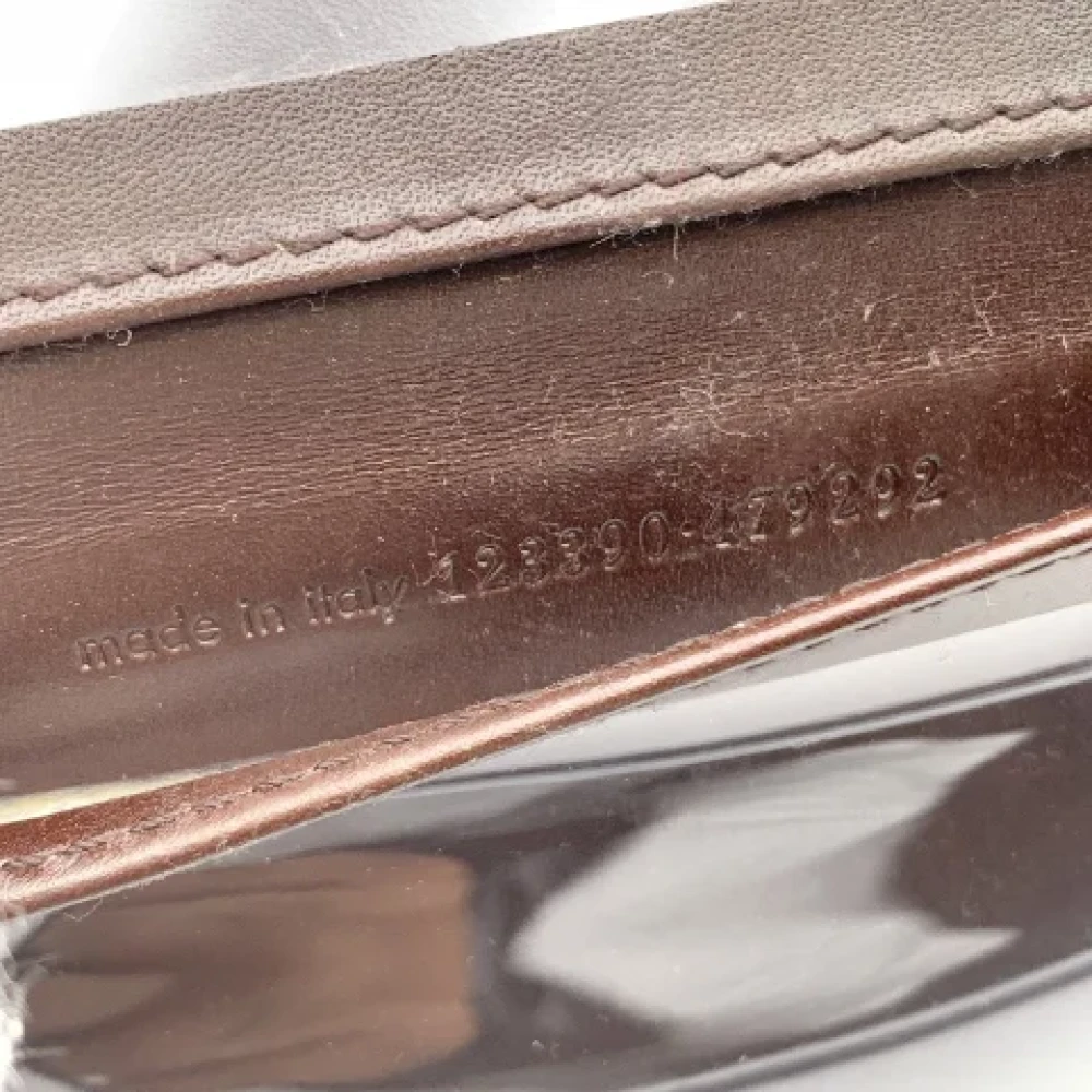 Gucci Vintage Pre-owned Leather wallets Brown Dames