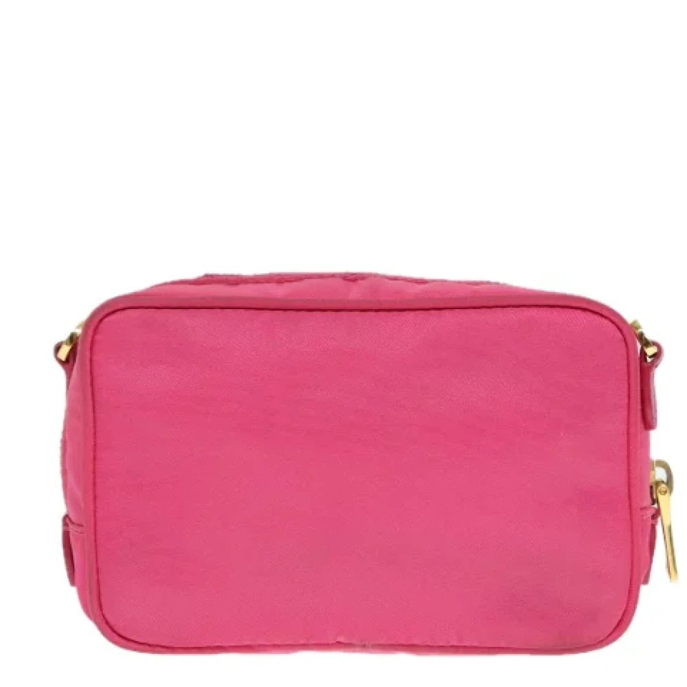 Prada Vintage Pre-owned Nylon prada-bags Pink Dames