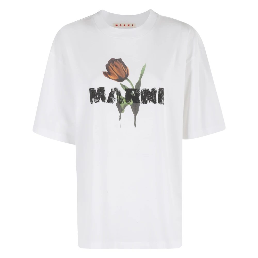 Marni - Tops > T-Shirts - White - Marni - Modalova