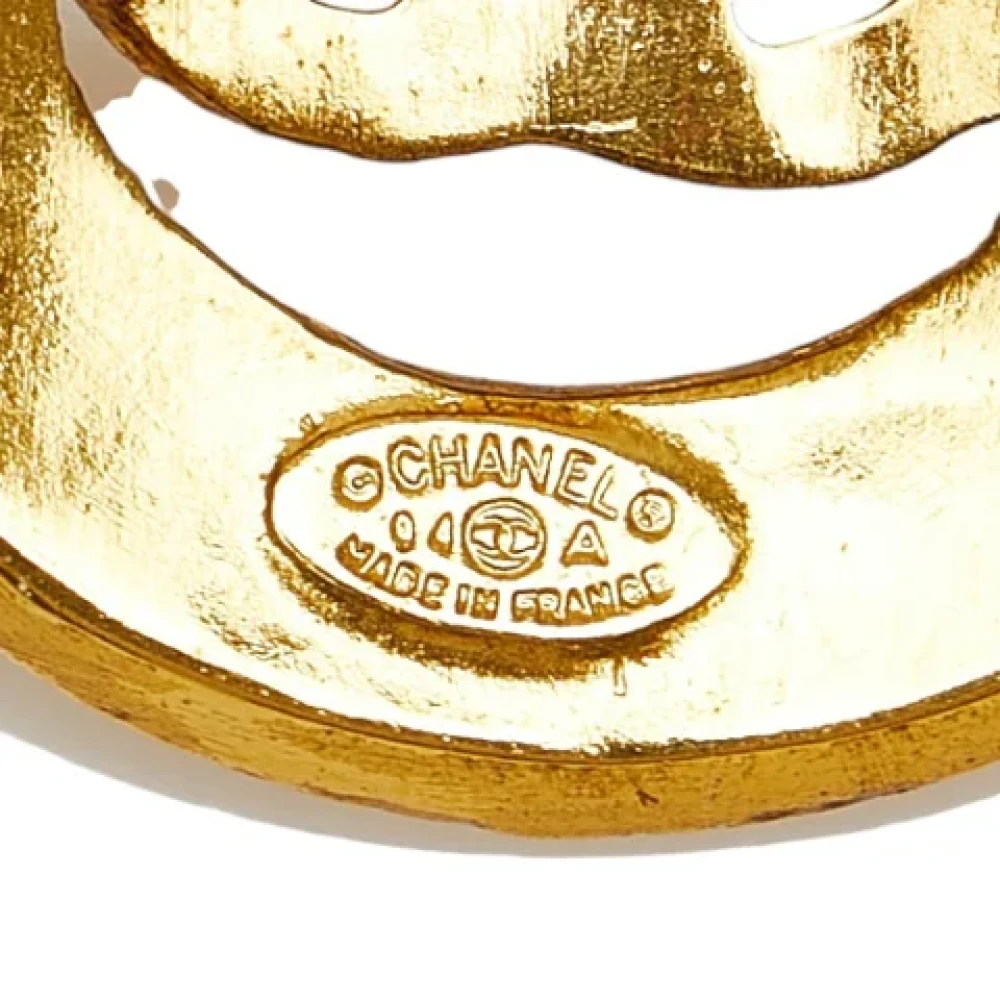 Chanel Vintage Pre-owned Fabric belts Yellow Dames
