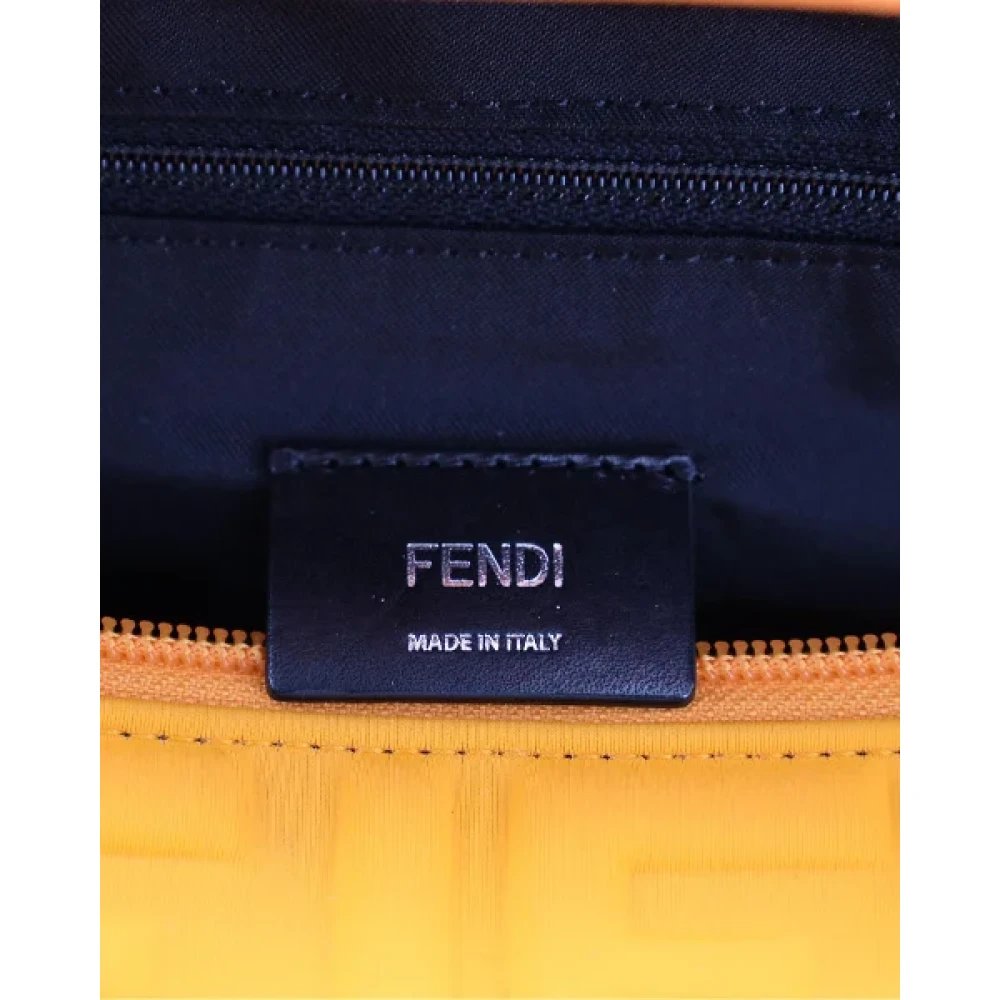 Fendi Vintage Pre-owned Canvas fendi-bags Orange Unisex