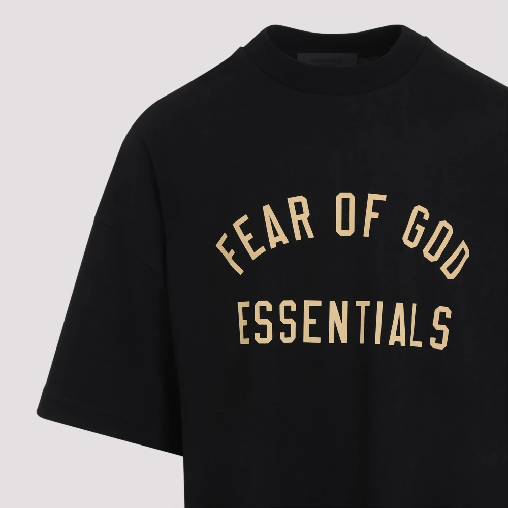 Fear Of God Zwart Tee Klassieke Stijl Black Heren
