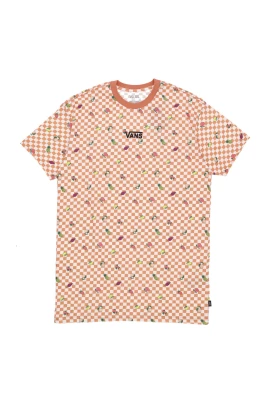 Center Vee Print Tee Klänning