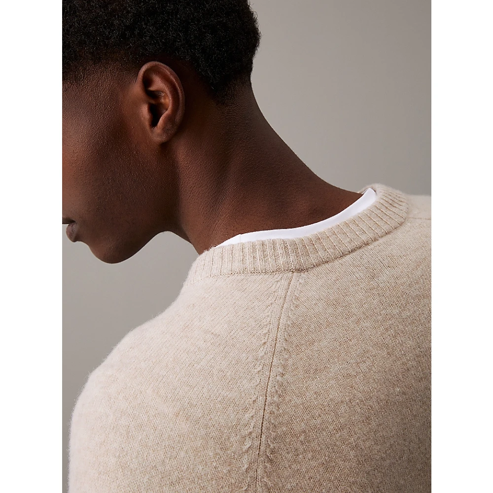 Calvin Klein Moderne Woltrui Beige Heren