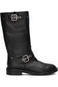 bottes-de-motard-avec-boucles-en-daim-noir