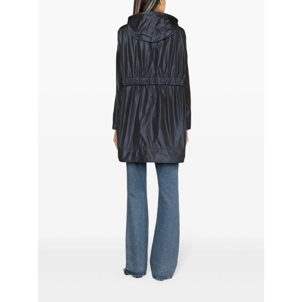 Herno Blauwe Parka Dameskleding Blue Dames