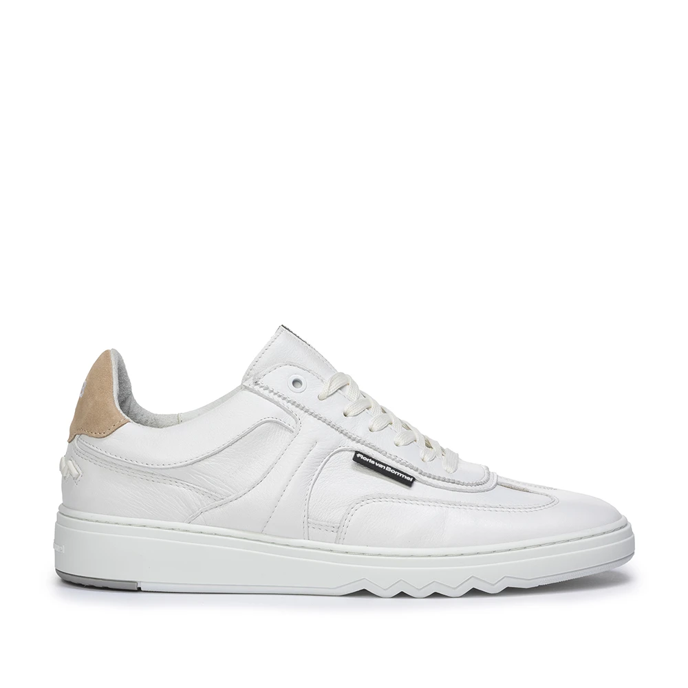 Van Bommel Floris Sport Printed Leather Sneaker Heren Schoenen Wit