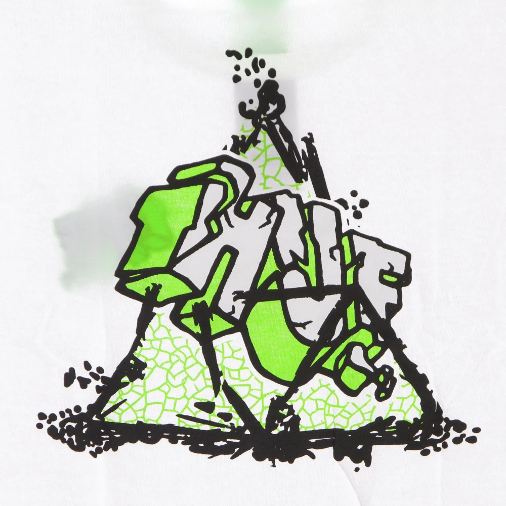 HUF Witte Triple Triangle Tee Heren T-shirt White Heren