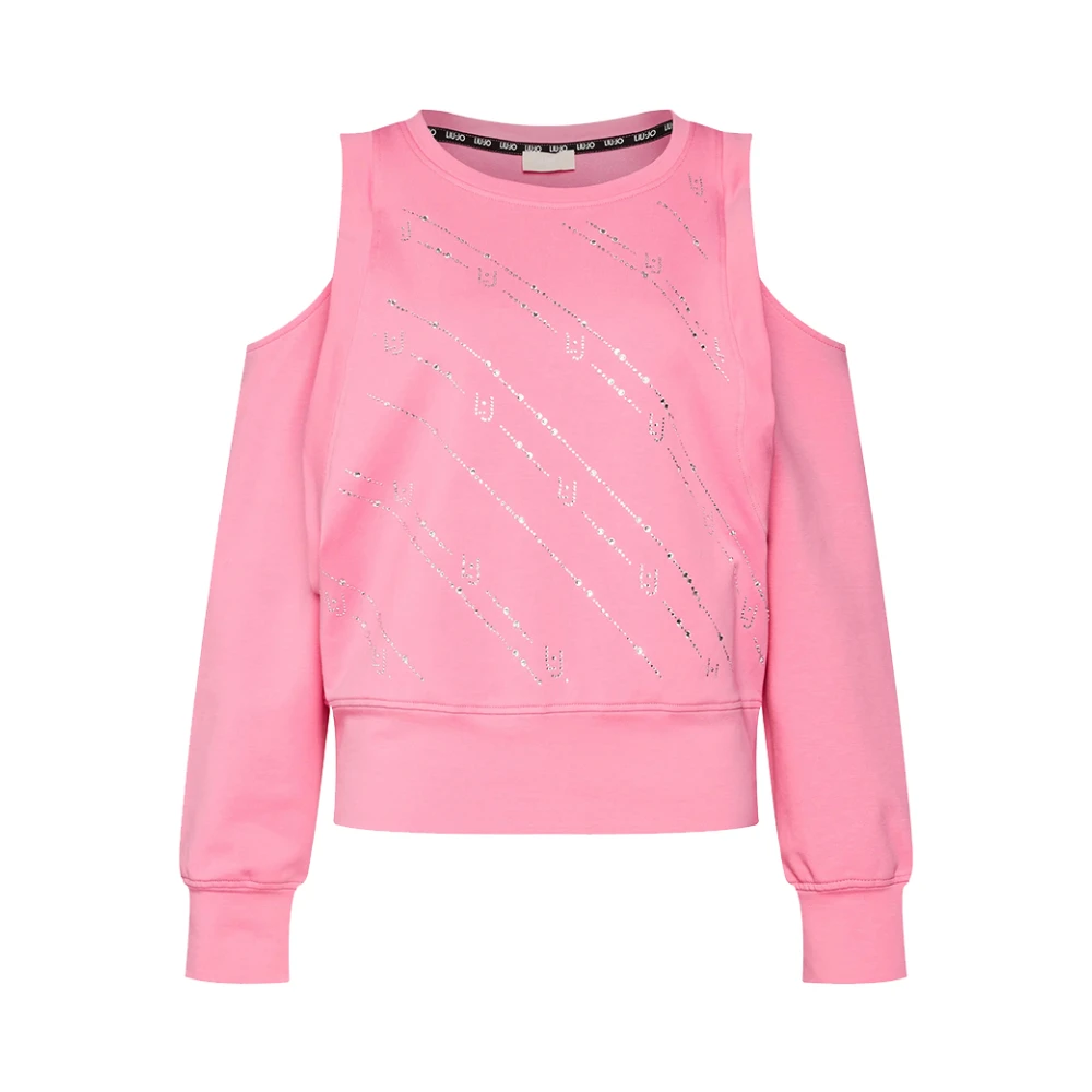 Liu Jo Roze Sweater Vrouwelijke Stijl Pink Dames