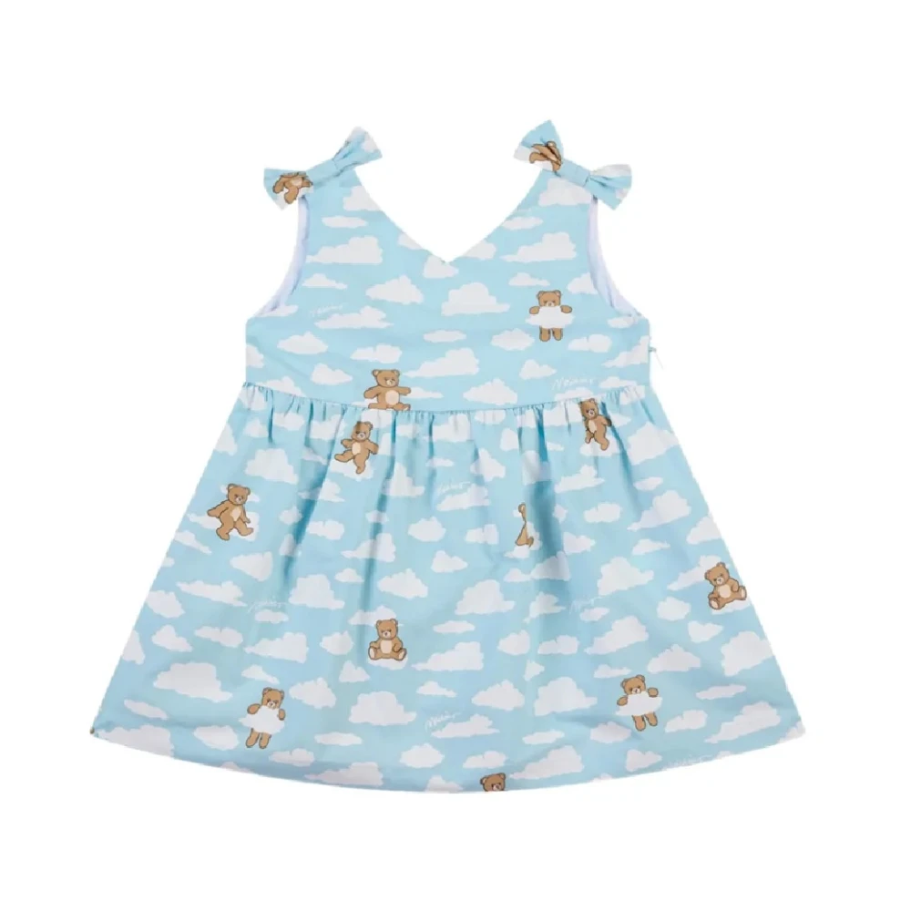 Moschino Blue Mdv0dnllb61 83679 Dress - Female - Dresses - 3 Y - Kids