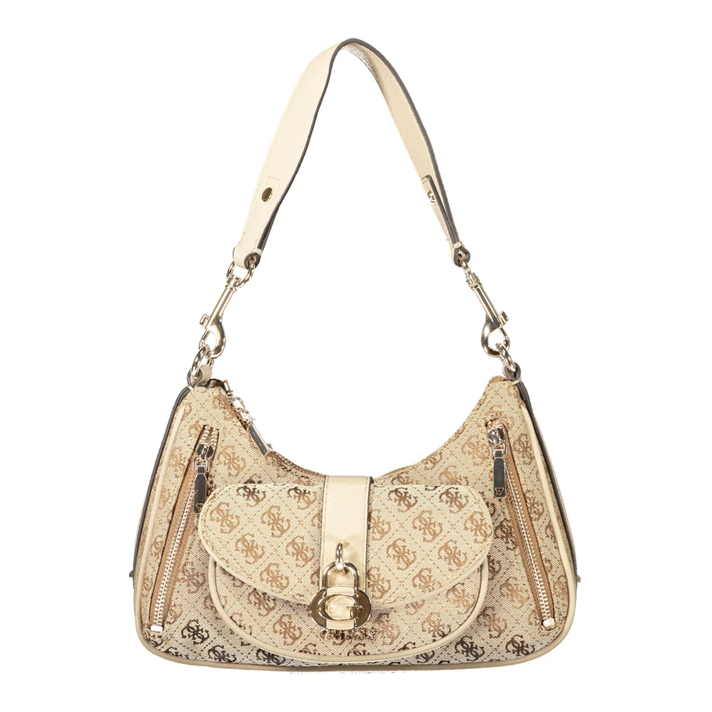 Guess Women's Beige Jessa Shoulder Bag - Shoulder Bags - One Size - Bags