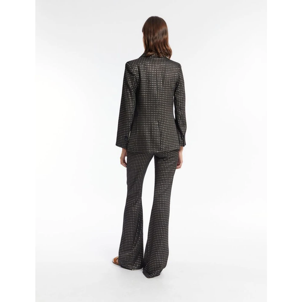 Ines De La Fressange Paris Gaelle zwart geborduurd jasje Black Dames