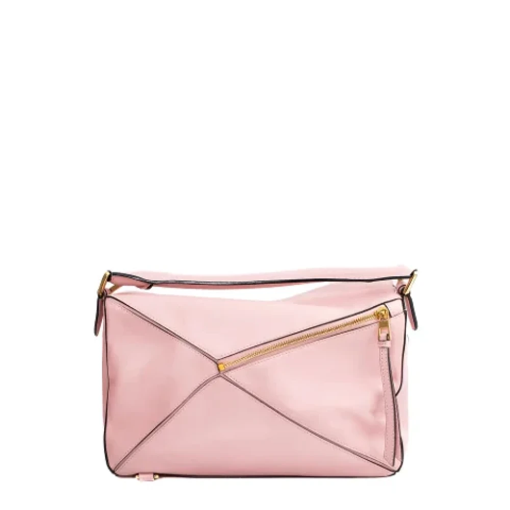 Loewe Pre-owned Leather shoulder-bags Pink Dames