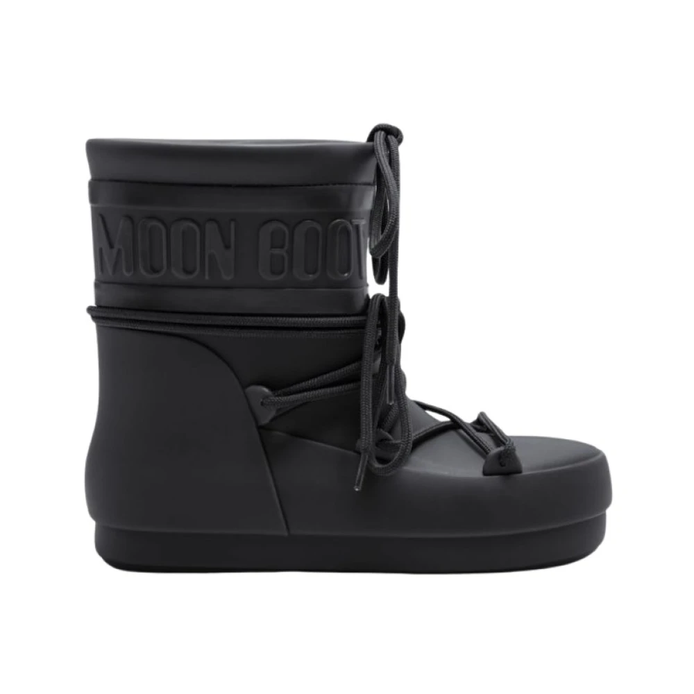 Moon Boot Svarta Vinterstövlar Black, Dam