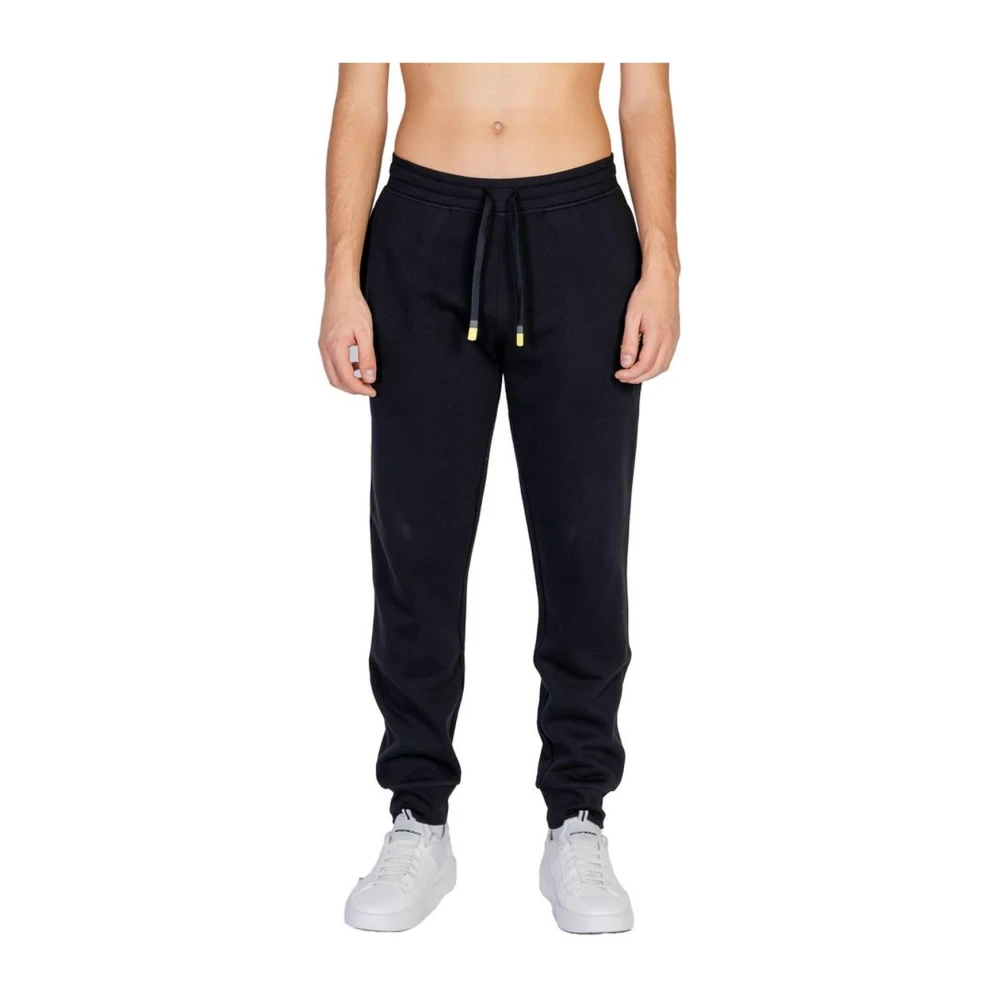 Emporio Armani Zwarte katoenen jeans en broeken collectie Black Heren