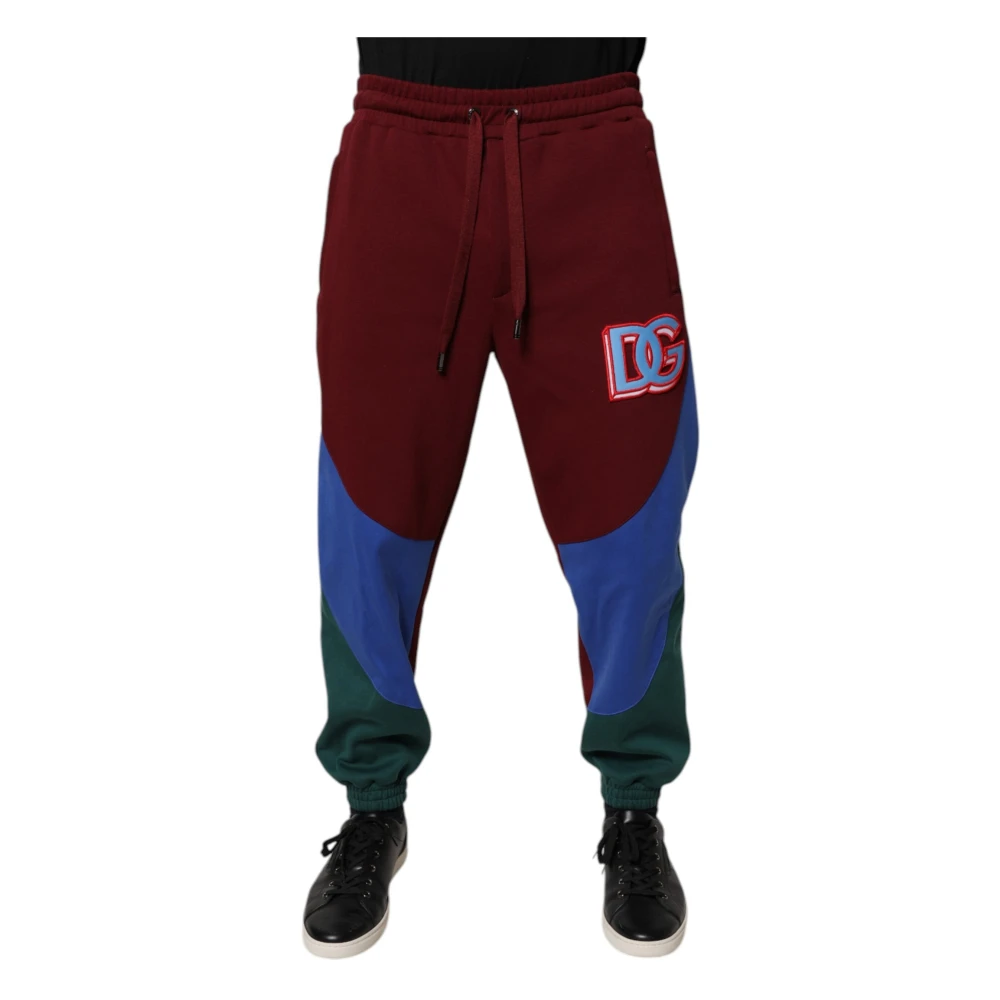Dolce & Gabbana Men's Multicolor Cotton Jogger Sweatpants