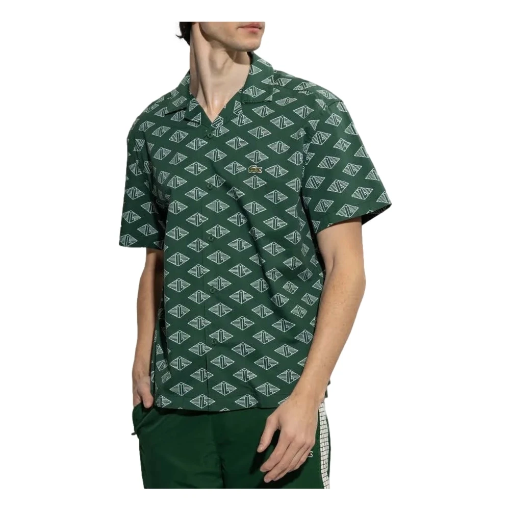 Lacoste Overhemd Green Heren