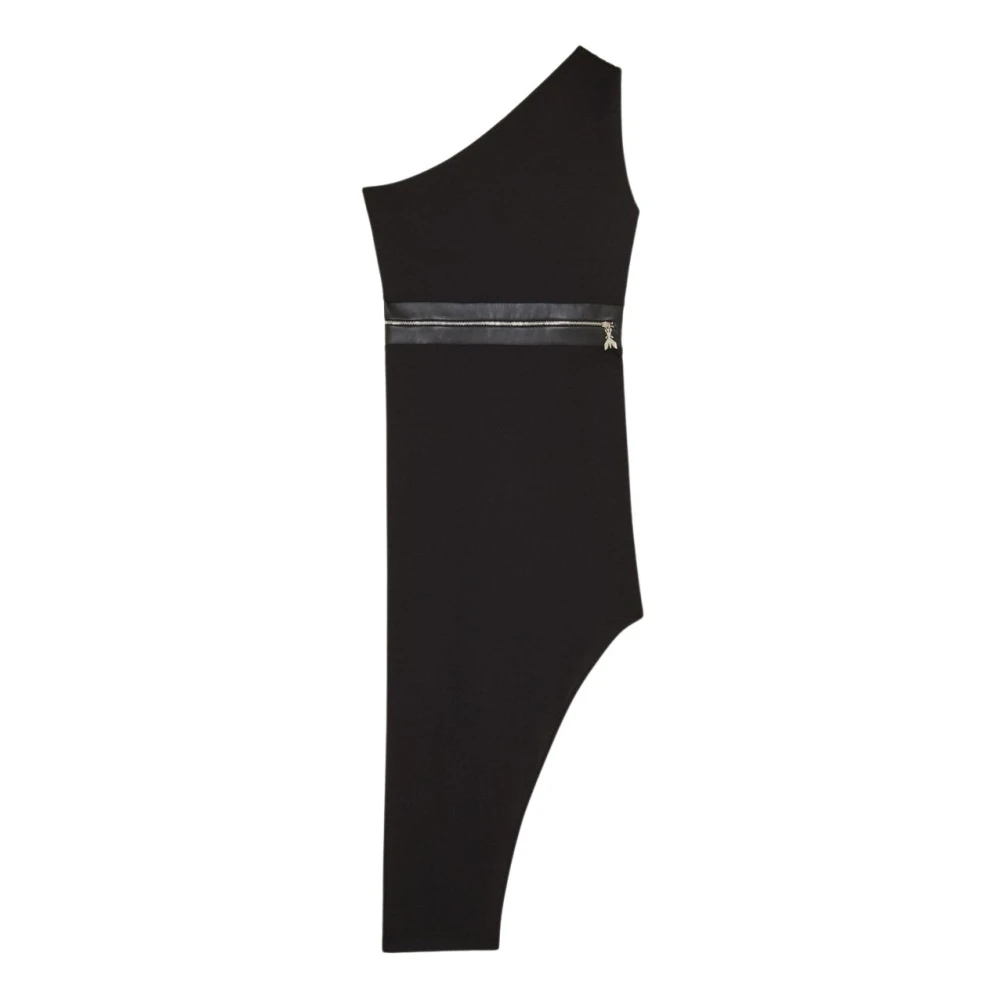 PATRIZIA PEPE Elegante Zwarte Jurk Black Dames