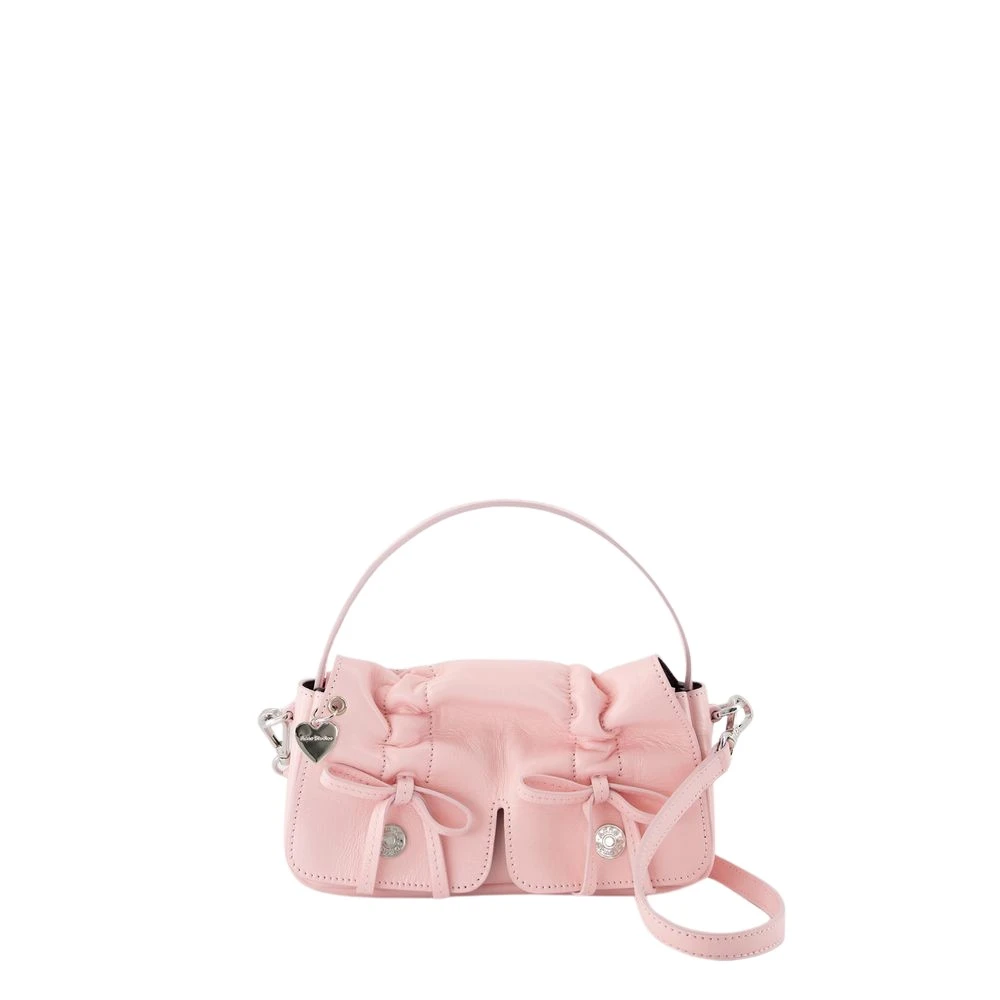 Acne Studios Roze leren Crossbody tas met meerdere zakken Pink Dames