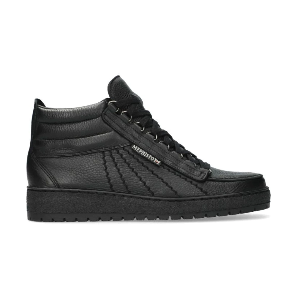 Mephisto Rainbow Mid Heren Enkellaars Heren Schoenen Zwart