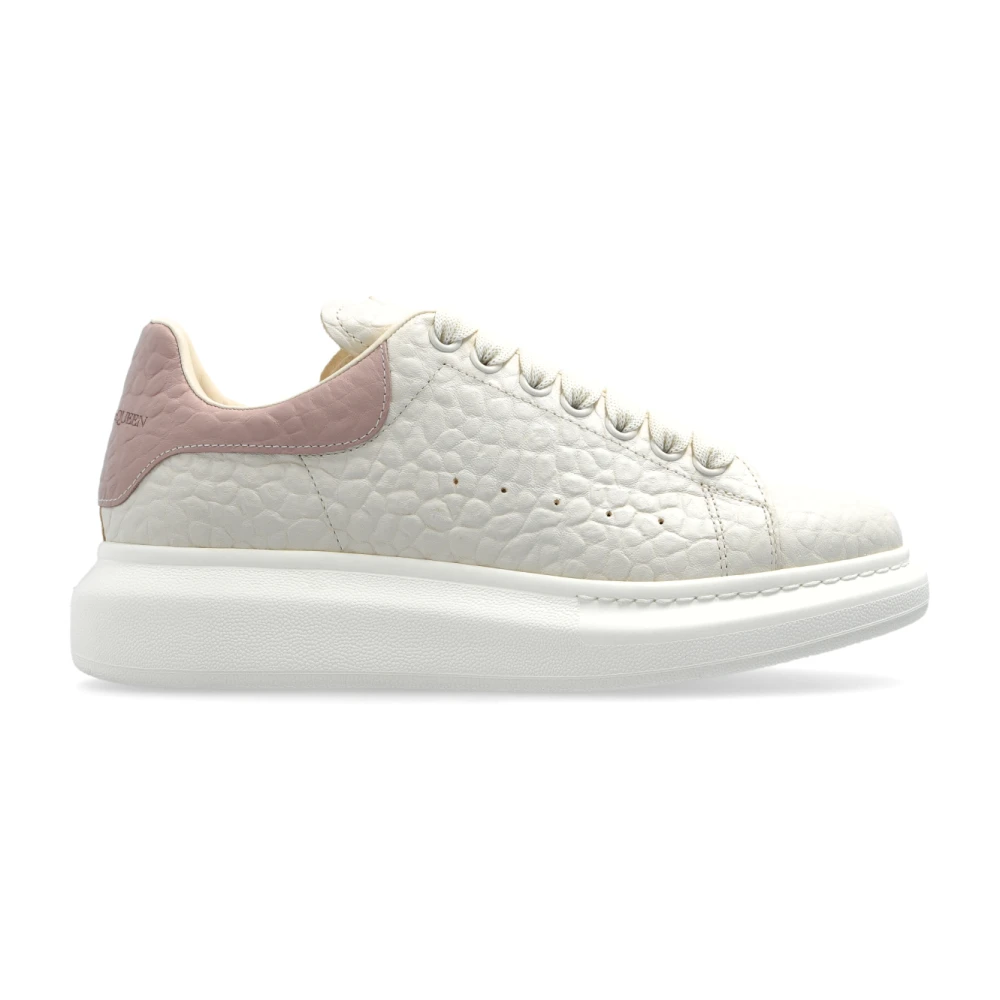 Alexander McQueen Sportschoenen met logo Dames Schoenen Wit