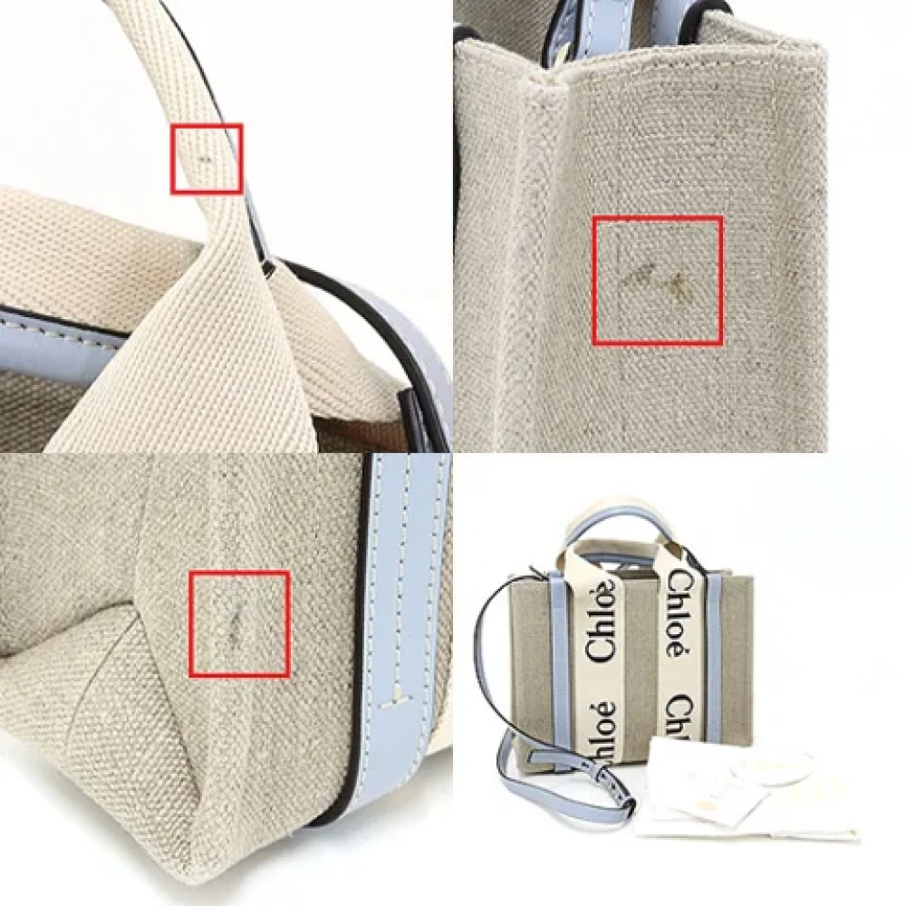 Chloé Pre-owned Canvas handbags Beige Dames
