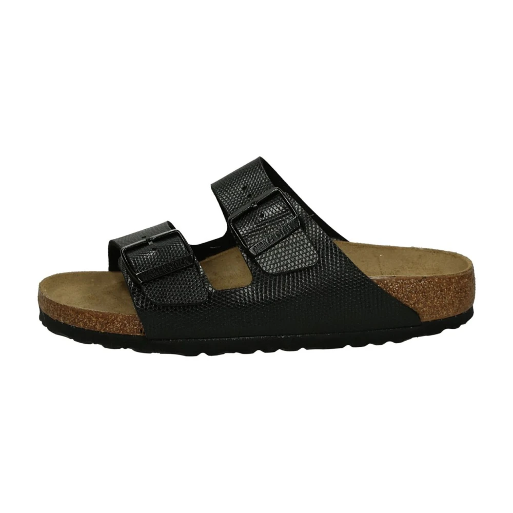 Birkenstock Women's Black Sliders, 6 Uk, Stylish Sandals With Narrow Fit