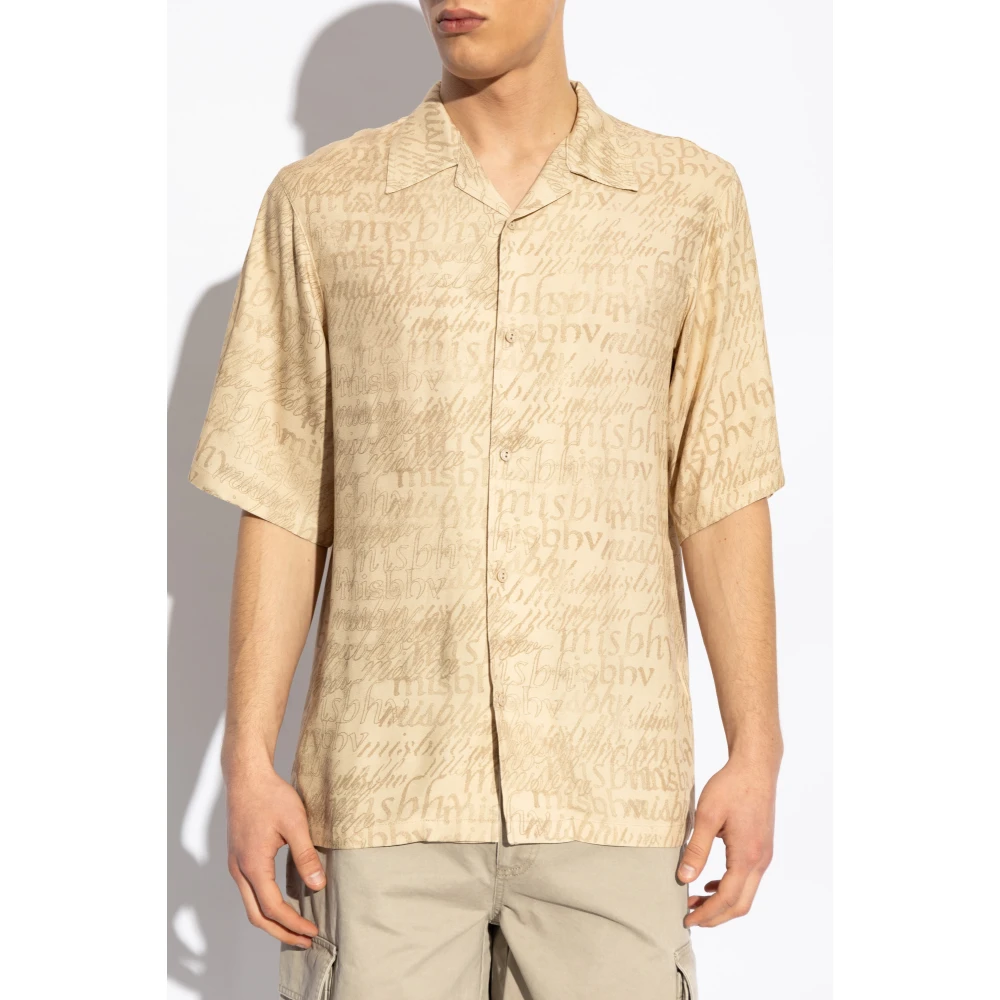 Misbhv Shirt met logo Beige Heren