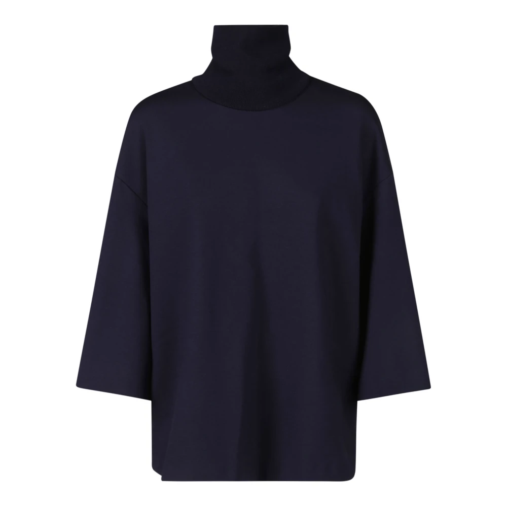 Liviana Conti Moderne Vloeibare Blouse Blue Dames