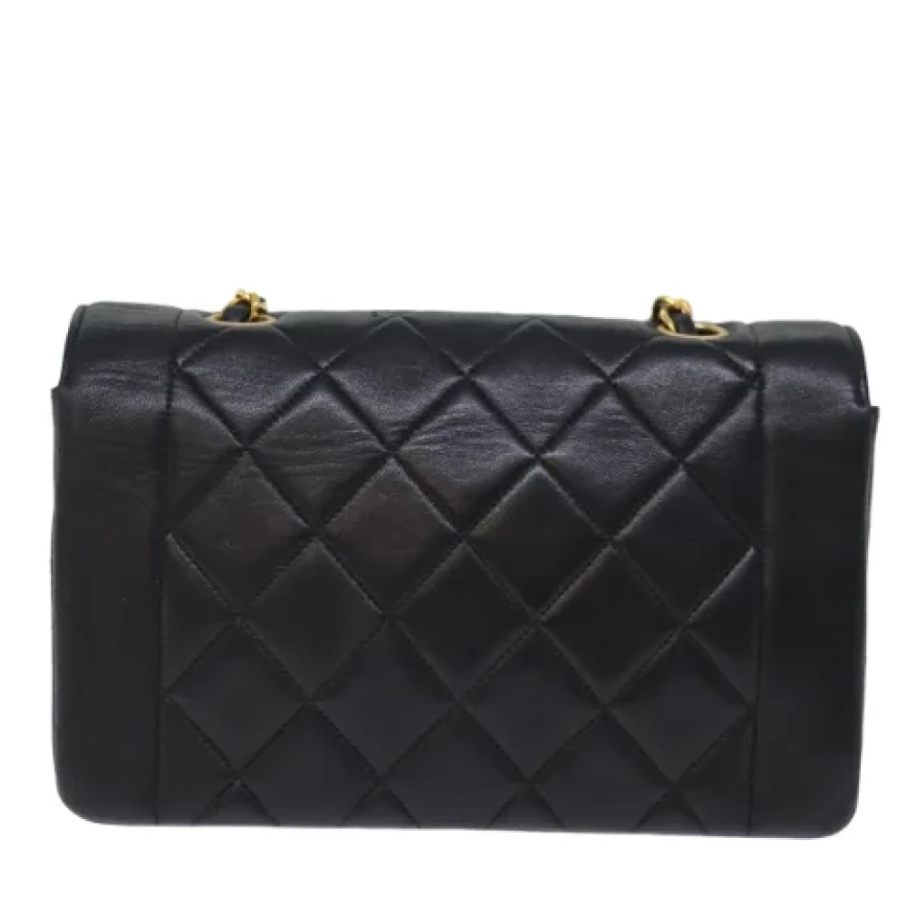 Chanel Vintage Pre-owned Leather chanel-bags Black Dames