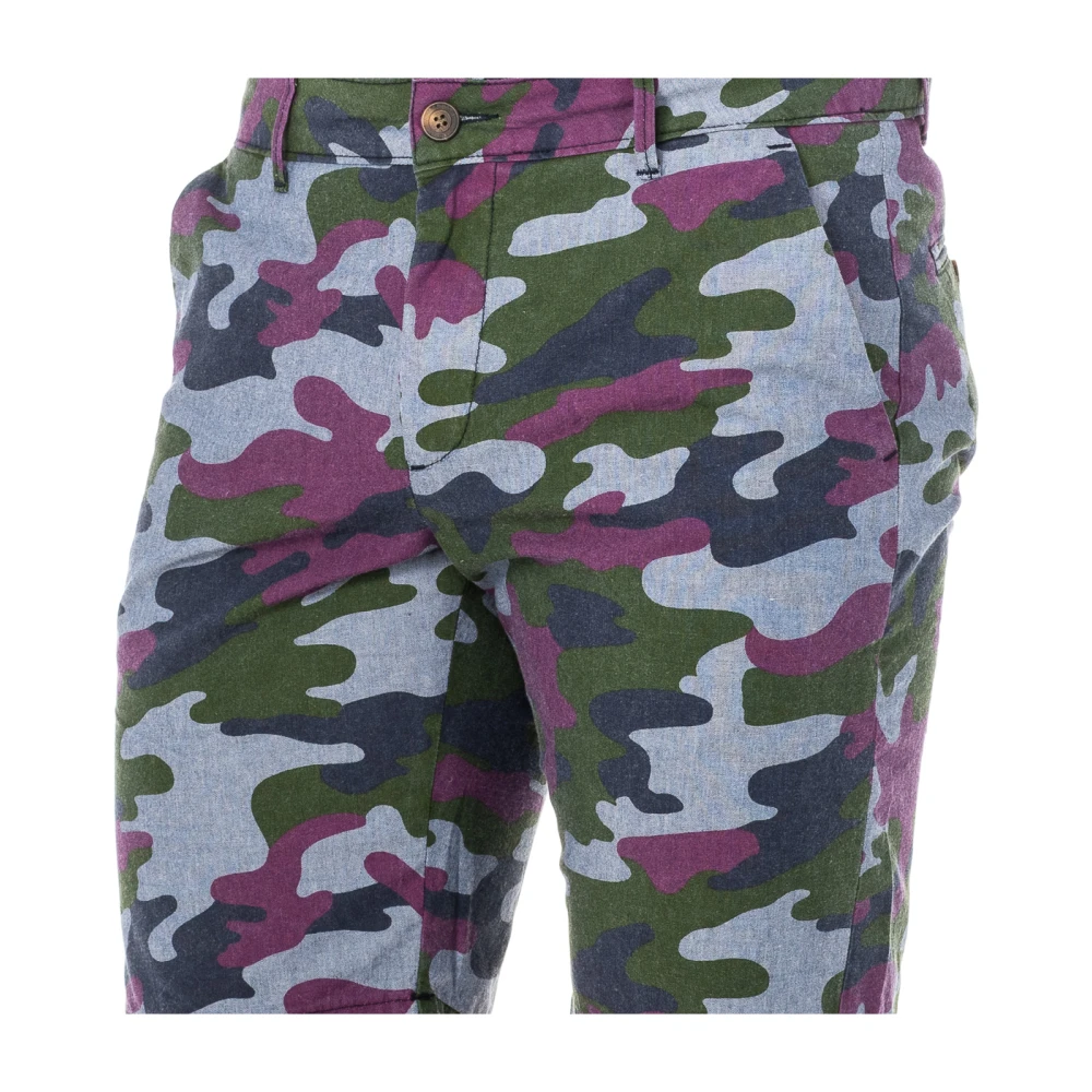 La Martina Multicolor Camouflage Bermuda Shorts - Male - Casual Shorts - W33 - Shorts