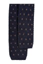 cravate-en-soie-a-pois-avec-logo