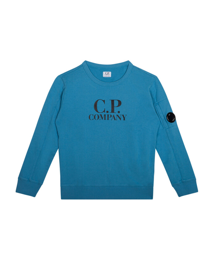 sweat-shirt-bleu-avec-logo-imprime