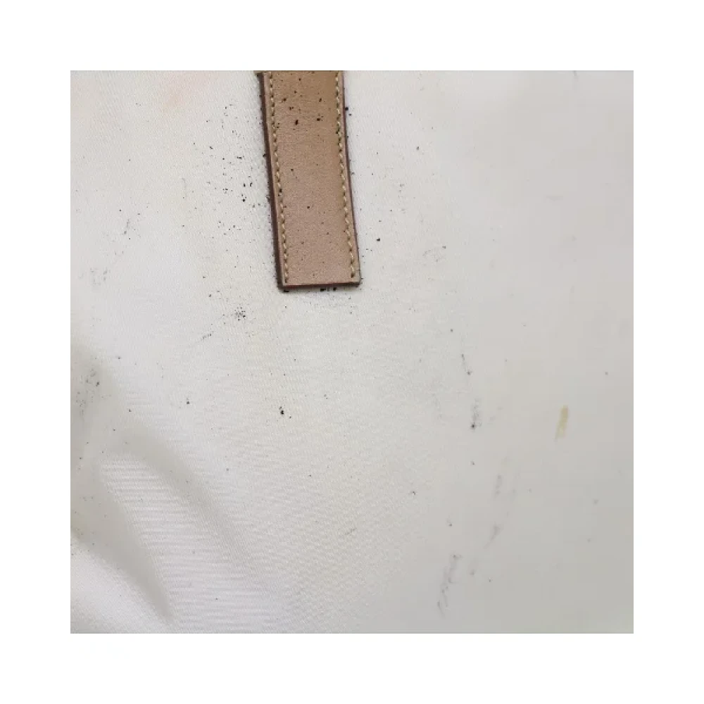 Prada Vintage Pre-owned Nylon prada-bags Beige Dames